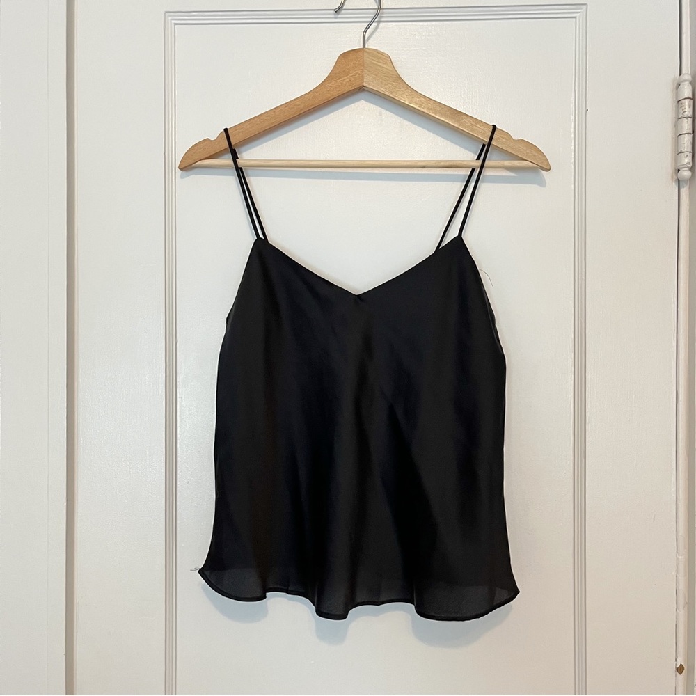 MANGO satin tank